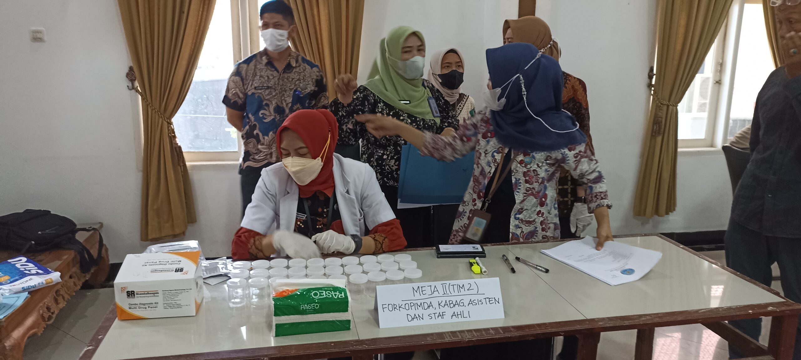 Pemberantasan Narkotika Dimulai Dari Pejabat Daerah Pemkab Bone, Tes Urine Digelar Di Rapat Koordinasi P4Gn