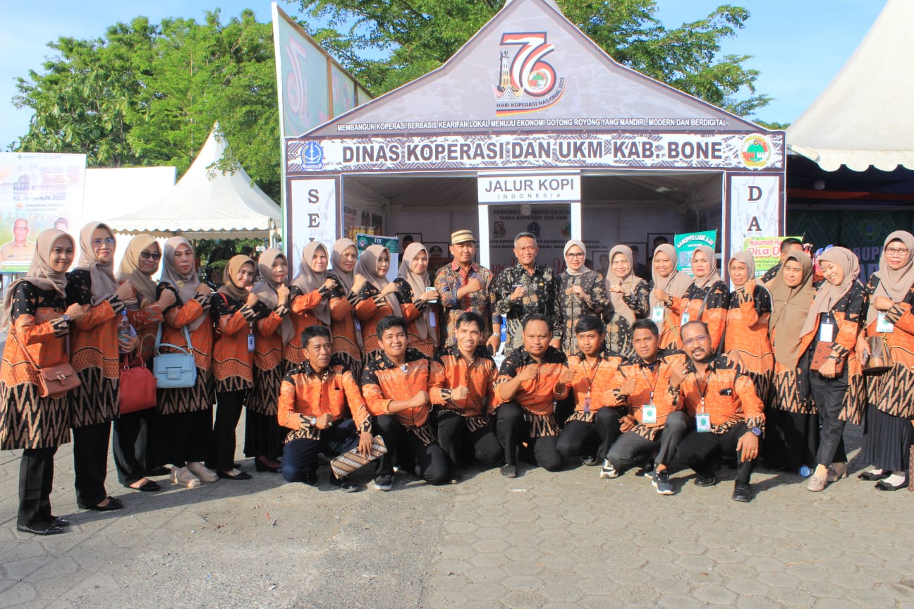 Bone Tuan Rumah Hari Koperasi Nasional Ke-76, Pj. Bupati: Jadilah Garda Terdepan Untuk Kesejahteraan Masyarakat