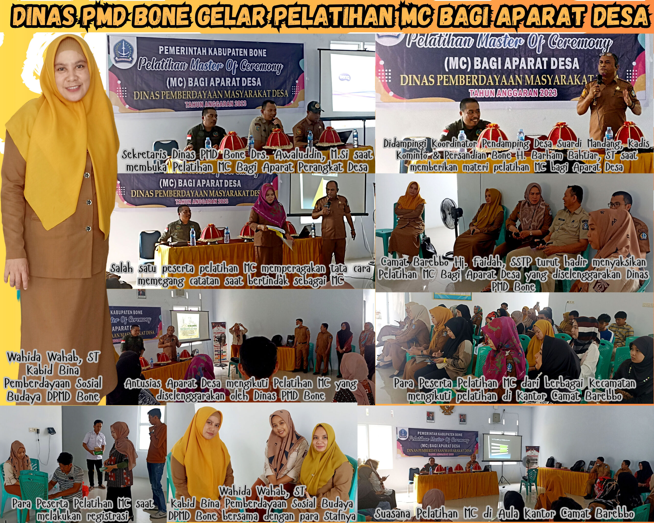 Membangun Talenta Aparat Desa, Pelatihan Mc Dinas Pmd Bone Jadi Langkah Awal Temukan Pembawa Acara Berbakat