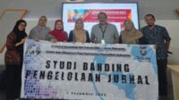 Studi Banding Pengelolaan Jurnal Akuntansi: Editor Jurnal Jaf, Feb Universitas Telkom