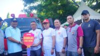Respons Tanggap Terhadap Kebutuhan Mendasar, Pj. Gubernur Sulsel Serahkan Mobil Pemadam Kebakaran Ke Kabupaten Bone