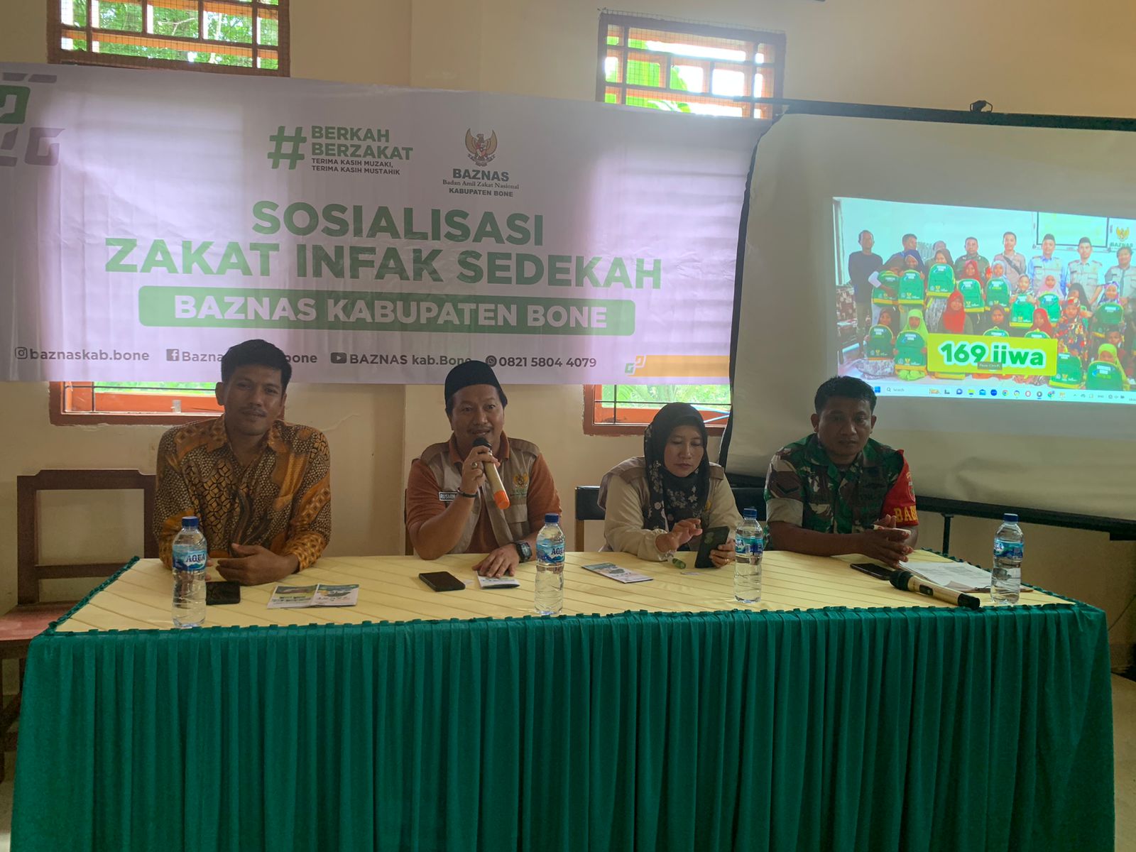 Baznas Bone Terdepan Tanggulangi Dampak Angin Puting Beliung, Sosialisasi Zakat Dan Bantuan Konsumtif Di Desa Pallawa