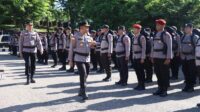 Polres Ttu Gelar Apel Pergeseran Personil Pam Tps Pemilu 2024