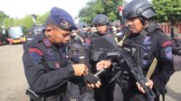 Batalyon C Pelopor Brimob Sulsel Siap Amankan Pemilu 2024, Apel Pengecekan Personel Dan Peralatan Dilaksanakan