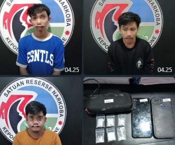 Penyalahgunaan Sabu Di Tanete Riattang, Tiga Pemuda Ditangkap, Satu Buron