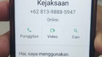 Waspada! Nama Kasi Pidsus Kejari Bone Dicatut Oknum Penipu Di Whatsapp
