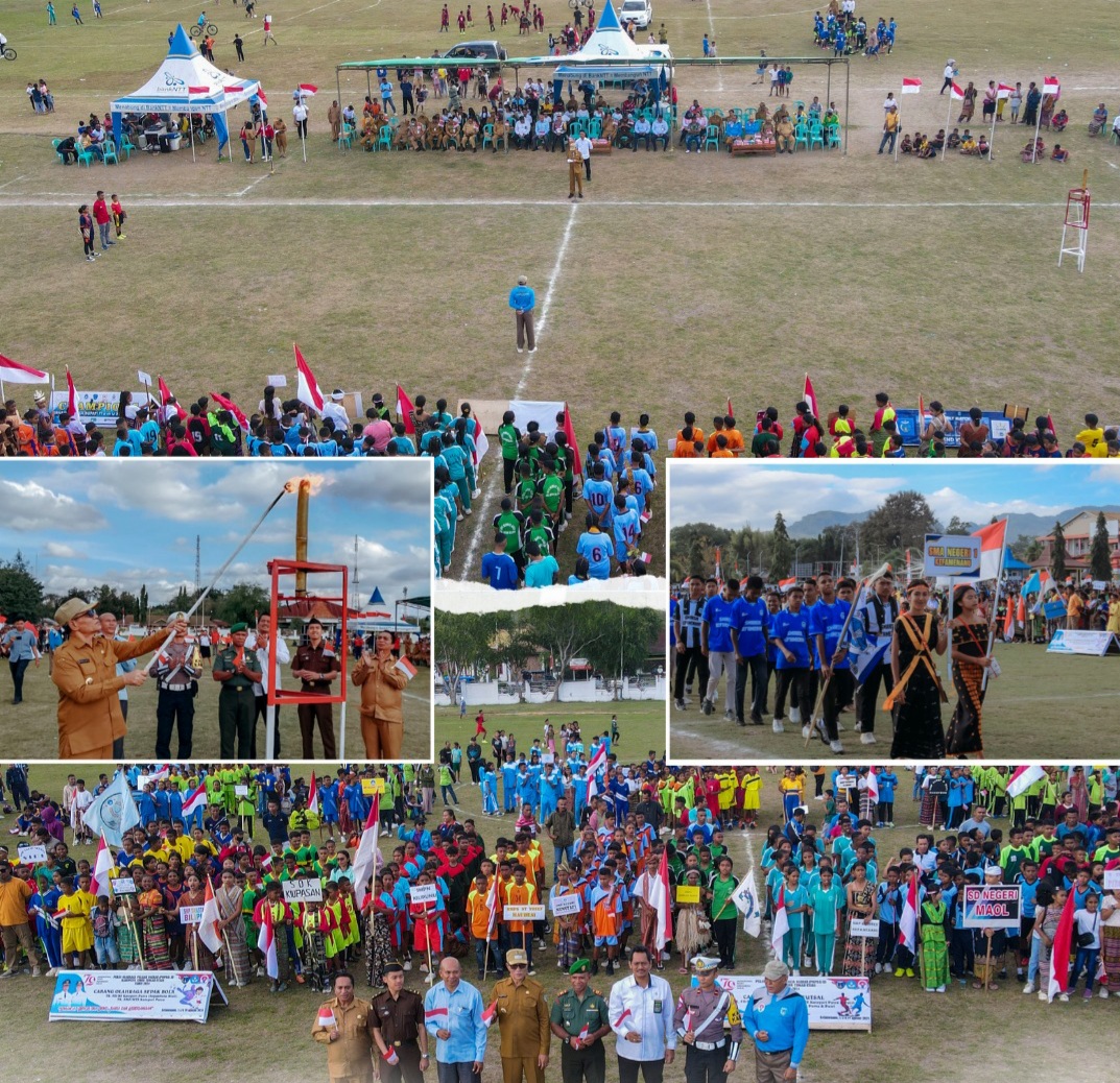 Pekan Olahraga Pelajar Daerah Iii Kabupaten Ttu 2024 Resmi Dibuka