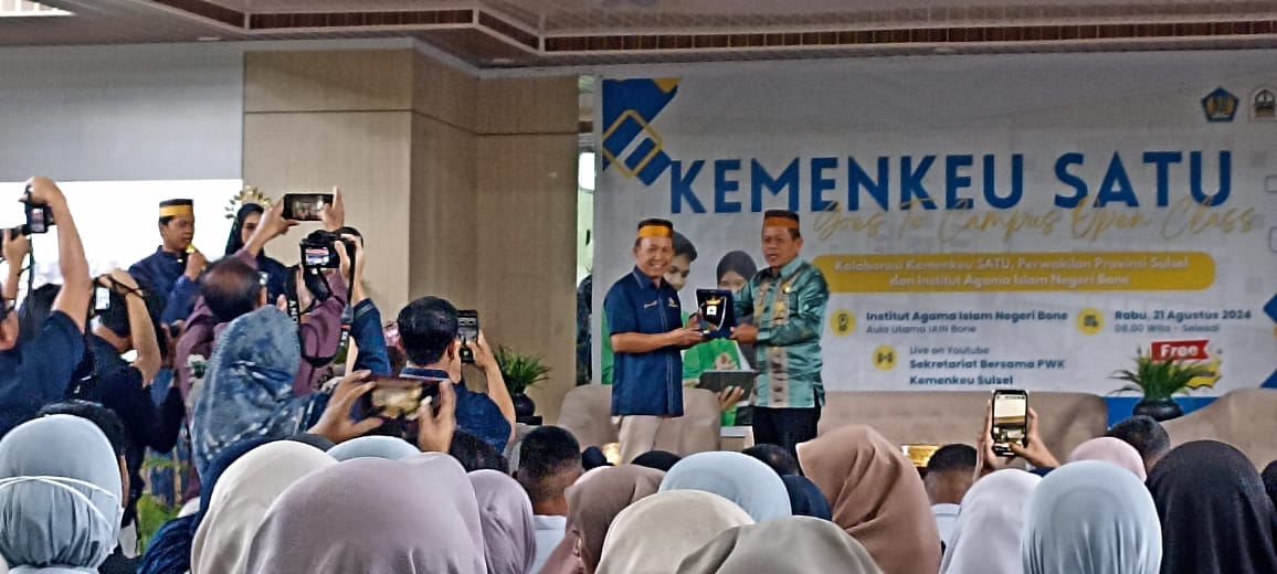 Kemenkeu Satu Goes To Campus 2024 Di Iain Bone, Mencetak Generasi Melek Apbn