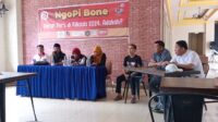 Menjaga Integritas Pemilu, Ngopi Bone Kupas Peran Strategis Pers Dalam Pilkada 2024