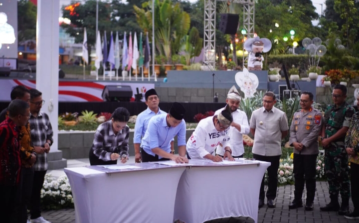 Tiga Paslon Ikrar Pilkada Damai