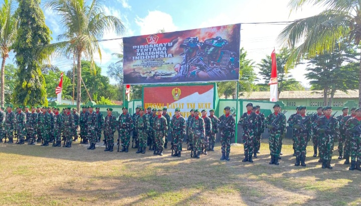 Upacara Peringatan Hut Tni Ke-79 Tingkat Kabupaten Ttu Berlangsung Khidmat