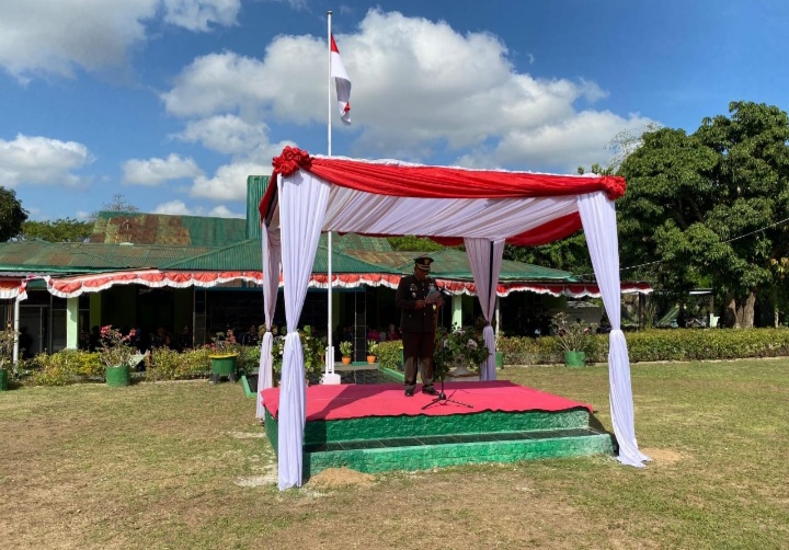Upacara Peringatan Hut Tni Ke-79 Tingkat Kabupaten Ttu Berlangsung Khidmat