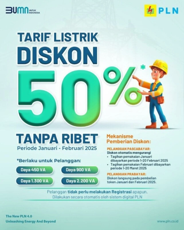 Gebyar Awal Tahun 2025, Pln Dorong Penggunaan Energi Baru Dengan Promo Menarik