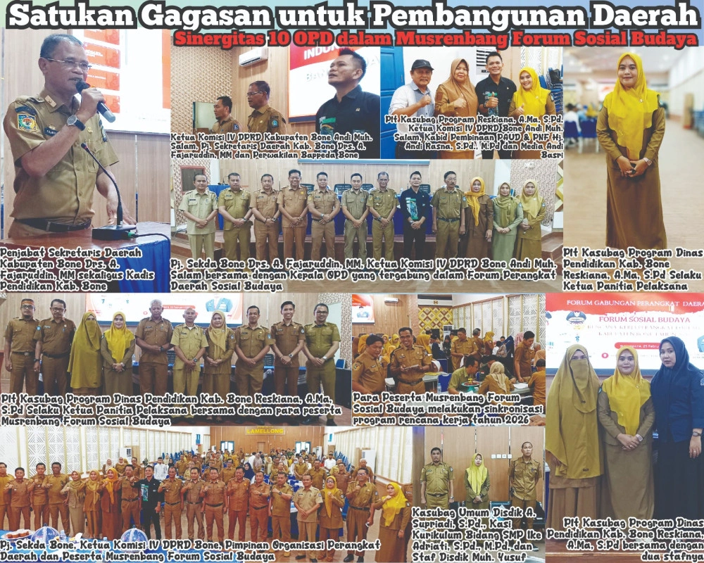 Menyatukan Gagasan Untuk Pembangunan Daerah, Gabungan Perangkat Daerah Forum Sosial Budaya Gelar Musrenbang