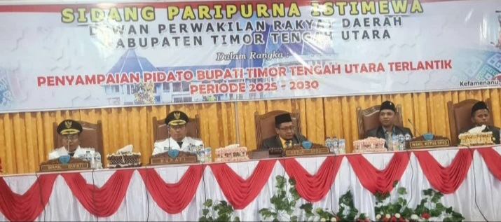 Pidato Perdana, Bupati Falen Komitmen Majukan Ttu