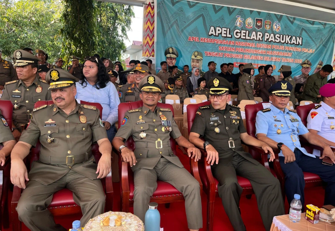 Hadiri Hut Satpol Pp Tingkat Provinsi Di Wajo, Bupati: Satpol Pp Bukan Sekadar Penegak Perda, Tapi Penjaga Ketenteraman Masyarakat
