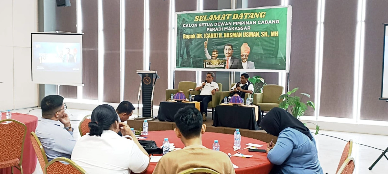 Konsolidasi Dan Deklarasi Calon Ketua Dpc Peradi Makassar Hu01 Dr (Cand) H. Hasman Usman, Sh., Mh Di Bone, Gerakan Serius Menuju Perubahan