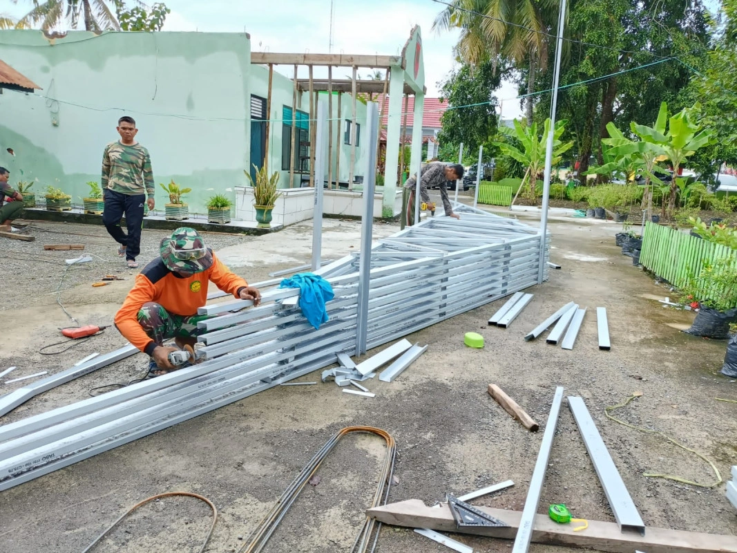 Gebrakan Sang Komandan, Letkol Inf. Laode Muhammad Idrus Sulap Koramil Jadi Lebih Humanis Dan Layak