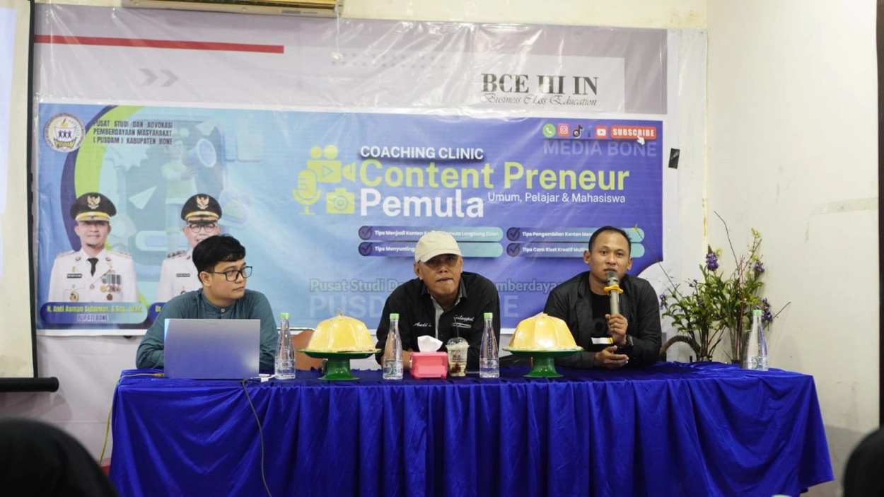 Menjadi Content Creator Tak Lagi Mimpi, Coaching Clinic Pusdam Gairahkan Potensi Generasi Muda