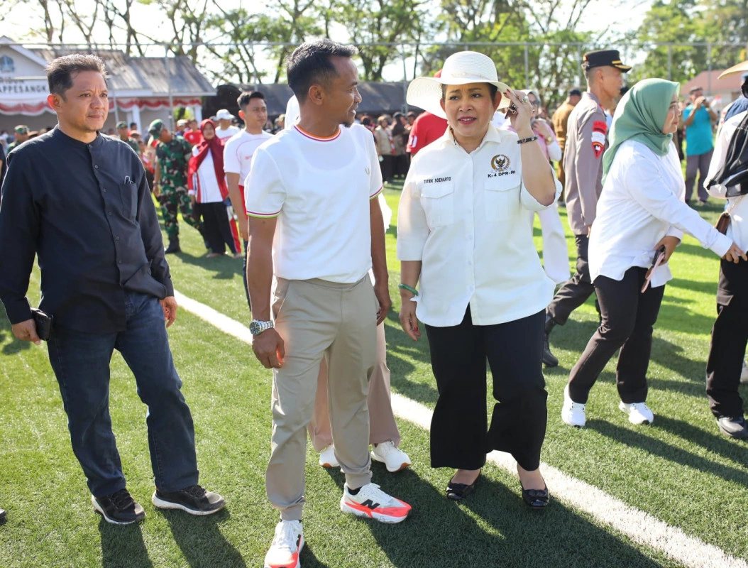 Titiek Soeharto &Amp; Menteri Pertanian Andi Amran Sulaiman Bawa Angin Segar Untuk Pertanian Bone, Bupati: Bumi Arung Palakka Didorong Jadi Sektor Strategis Pengembangan Swasembada Pangan Nasional