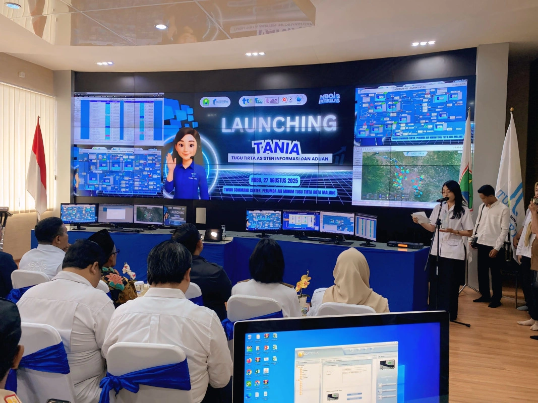 Tingkatkan Pelayanan, Perumda Tugu Tirta Luncurkan 'Tania' Berbasis Ai