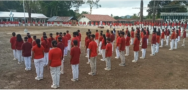 Nuansa Merah-Putih Menggema Di Smarta Kefamenanu