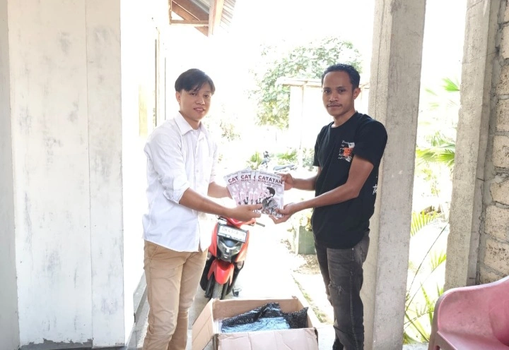 Pemuda Ttu, Oswin Nule, Luncurkan Buku Catatan Revolusi Milenial 