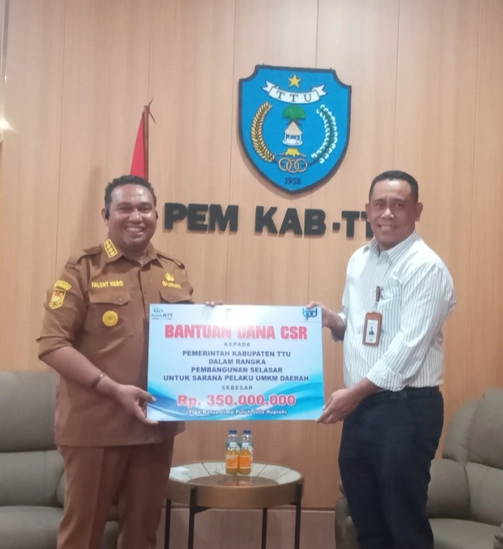 Bank Ntt Cabang Kefamenanu Dukung Pembangunan Selasar Umkm Melalui Csr