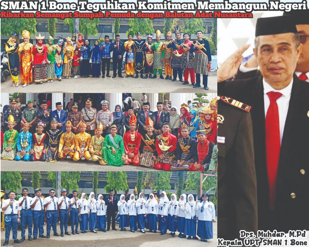 Semangat Pemuda Menyatu Di Pakaian Adat, Cerita Siswa Sman 1 Bone Di Hari Bersejarah
