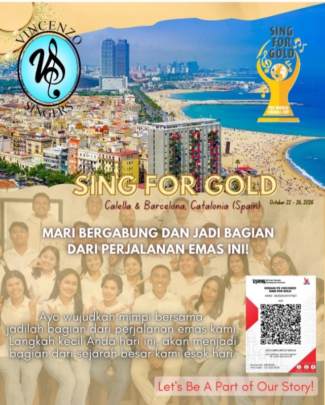 Kisah Hijrah Musik Rohani Vincenzo Singers Menuju Dunia