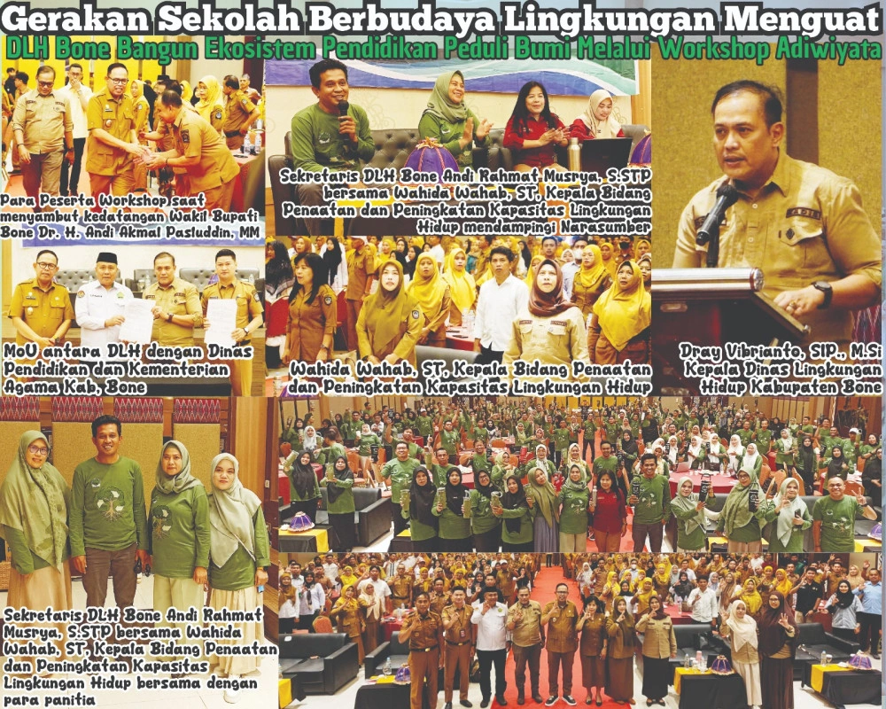 Dlh Bone Dorong Sekolah Berbudaya Lingkungan: Adiwiyata Bukan Sekadar Program, Tapi Gerakan Perubahan