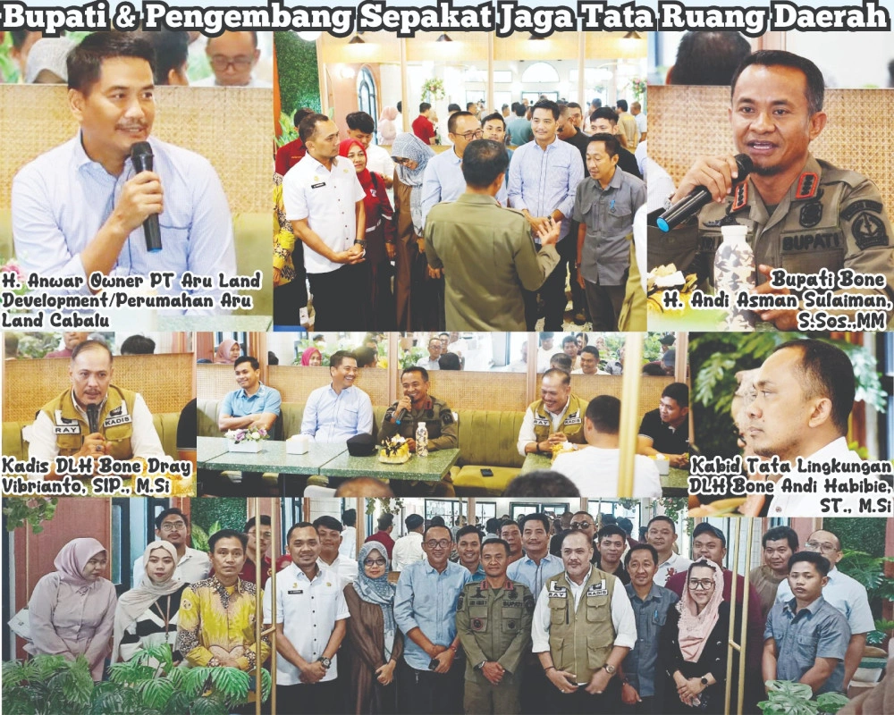 Pemerintah Dan Developer Satu Meja, Bangun Bone Yang Bersih Dan Perumahan Layak Huni, Bupati Bone Tegaskan Tidak Ada Ruang Bagi Oknum Yang Persulit Perizinan