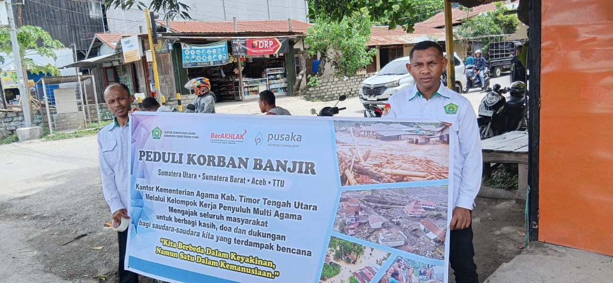 Dua Hari Turun Ke Jalan Asn Kemenag Ttu Berhasil Mengumpulkan Puluhan Juta Untuk Korban Banjir Bandang Di Sumatera Dan Aceh