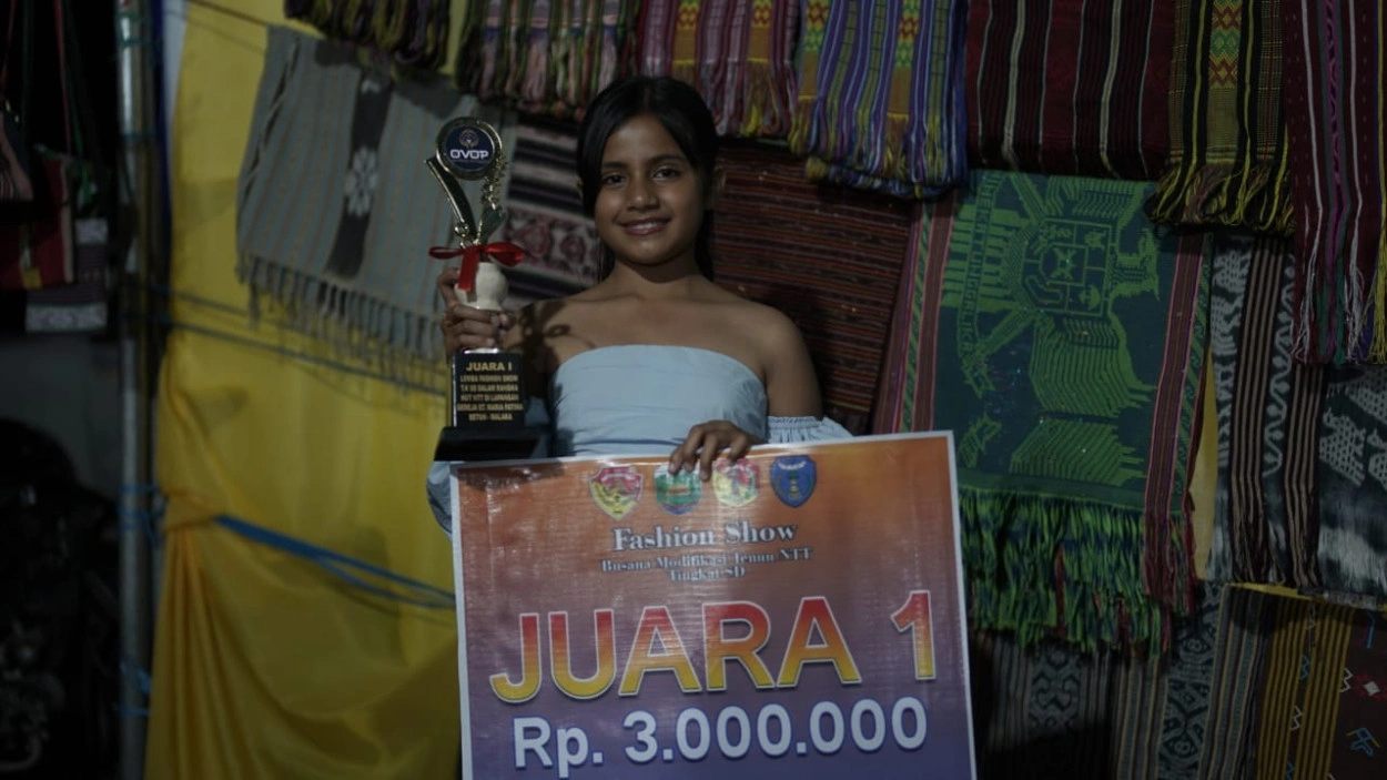 Model Cilik Ttu Sabet Juara I Lomba Fashionshow Pada Pameran Umkm Hut Ke-67 Ntt