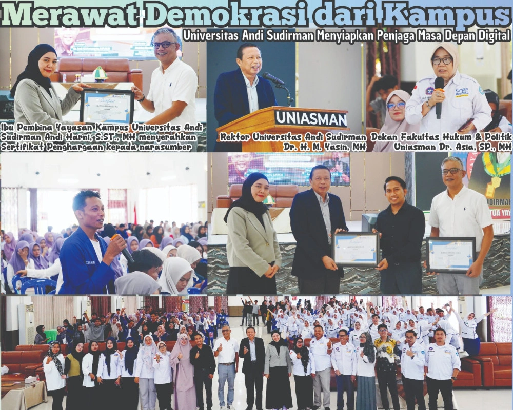 Demokrasi Di Era Post-Truth, Kuliah Umum Uniasman Kupas Politik Dalam Masyarakat Jaringan