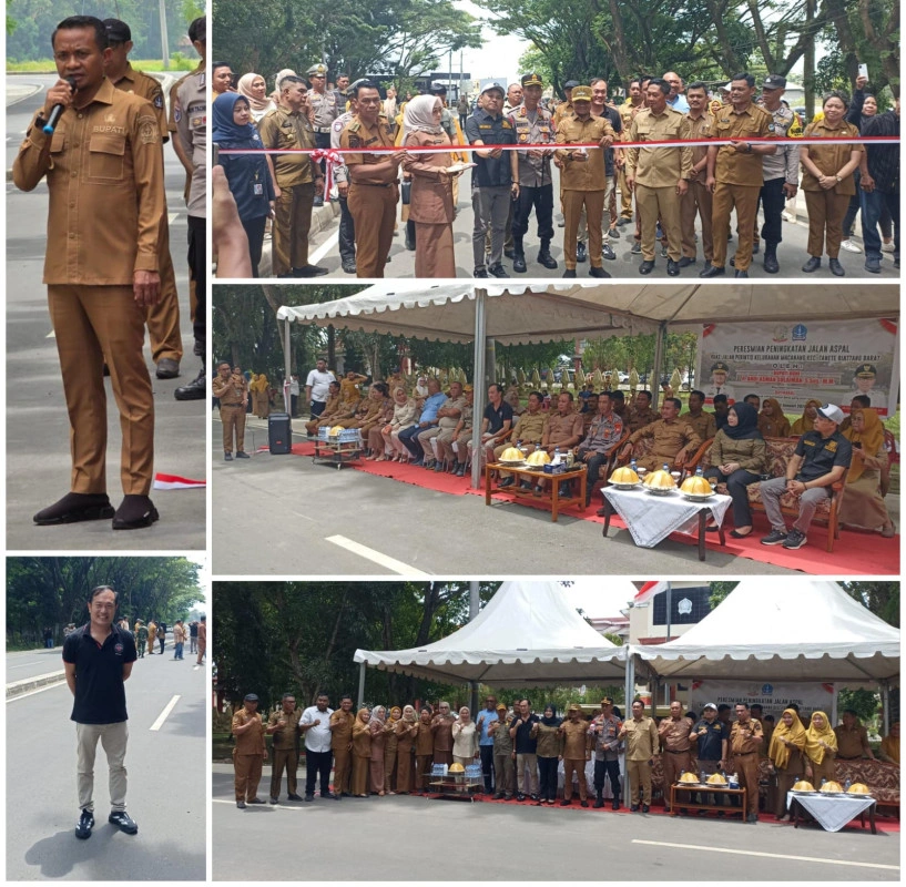Bupati Bone Tegaskan Komitmen Beramal, Jalan Perintis Tuntas Dikerjakan Pt. Ridwan Jaya Lestari Dengan Kualitas Prima