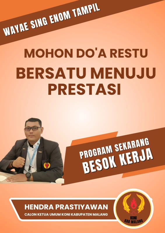 Waketum Pengprov Ti Jatim Nyatakan Maju Di Pemilihan Ketum Koni Kabupaten Malang