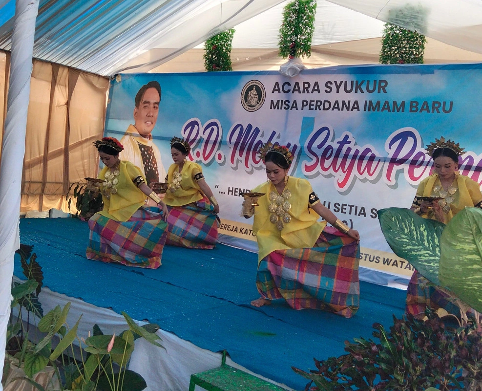 Misa Syukur Perdana Rd Melgy, Imam Baru Dari Bugis