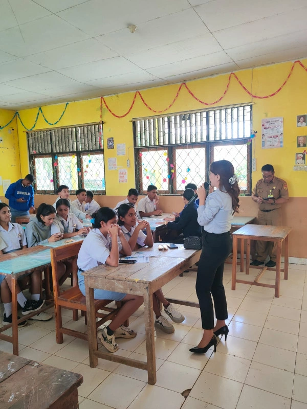 Bri Kefamenanu Perkenalkan Aplikasi Brimo Secara Dini Kepada Pelajar Sma Negeri Taekas