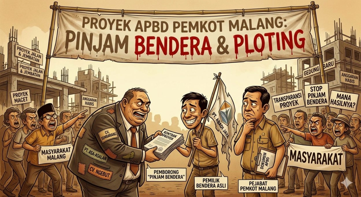 Awangga Soroti Dugaan Ploting Dan Praktik 'Pinjam Bendera' Di Proyek Apbd Pemkot Malang 