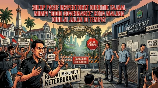 Sikap Pasif Inspektorat Dikritik Tajam, Mimpi ‘Good Governance’ Kota Malang Dinilai Jalan Di Tempat