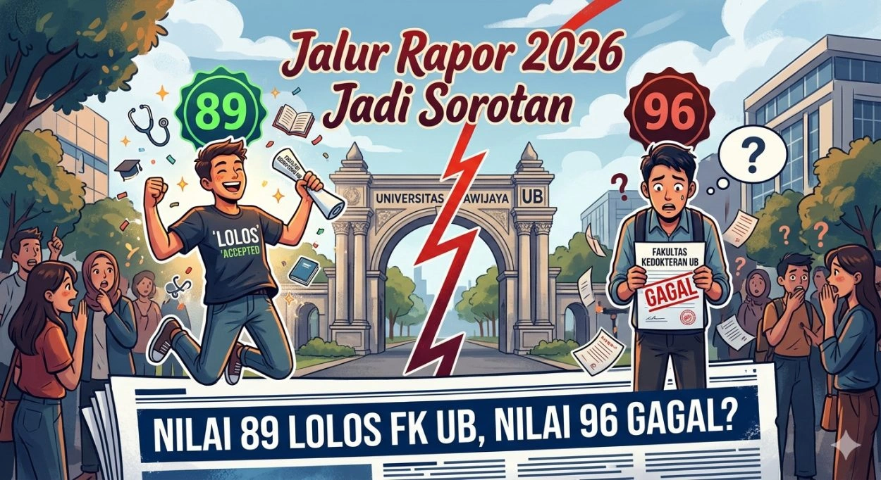 Nilai 89 Lolos Fk Ub, Nilai 96 Gagal? Hasil Smub Jalur Rapor 2026 Jadi Sorotan 