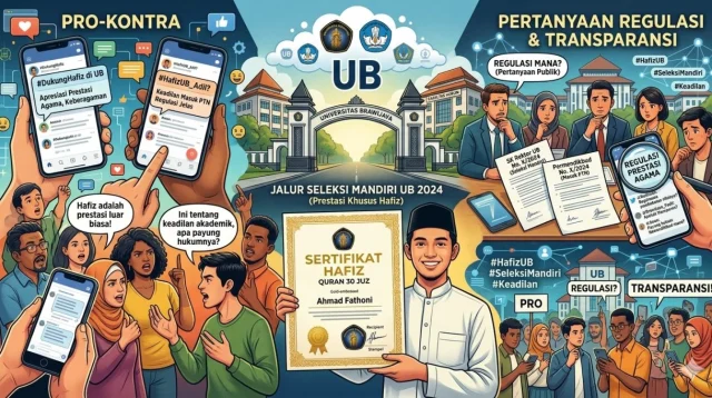 Sertifikat Hafiz Di Seleksi Mandiri Ub Menuai Pro-Kontra, Netizen Pertanyakan Regulasi