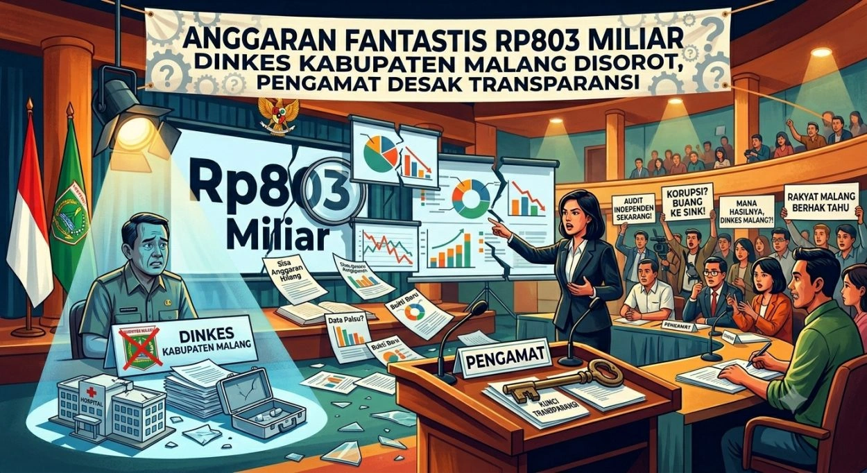 Anggaran Fantastis Rp803 Miliar Dinkes Kabupaten Malang Disorot, Pengamat Desak Transparansi