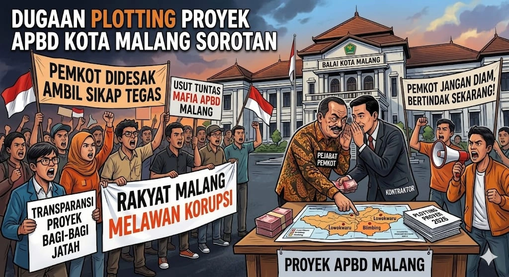 Dugaan Plotting Proyek Apbd Kota Malang Sorotan, Pemkot Didesak Ambil Sikap Tegas