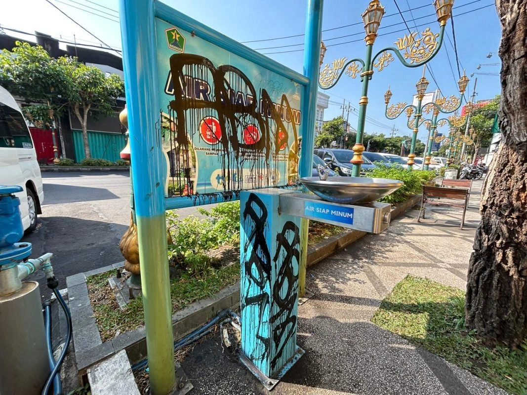 Tugu Tirta Malang Tabuh Genderang Perang Melawan Pelaku Vandalisme Aset Publik