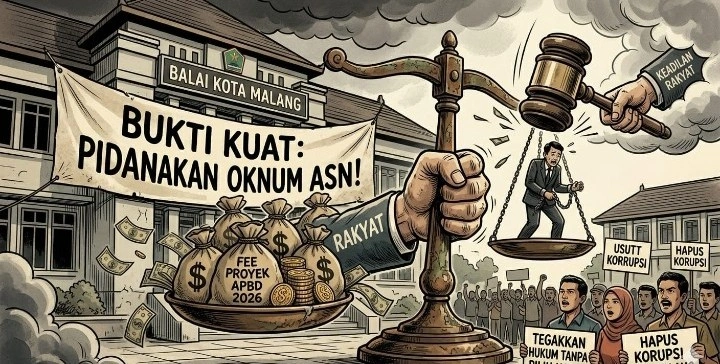 Pemkot Malang Didesak Pidanakan Oknum Asn Penerima Fee Proyek Apbd 2026