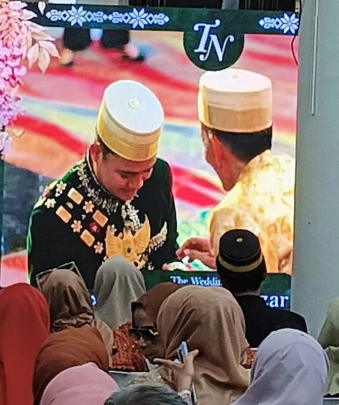 Akad Nikah Andi Nizar -Tasya Berlangsung Khidmat