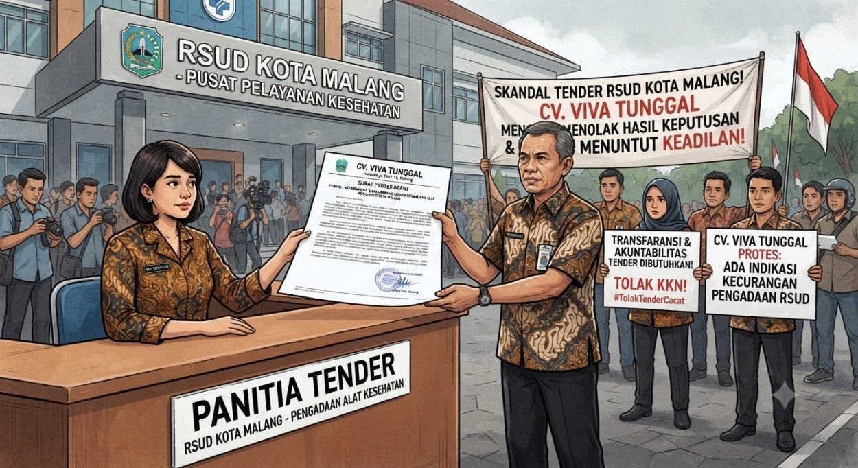 Skandal Tender Rsud Kota Malang, Cv. Viva Tunggal Layangkan Surat Protes 