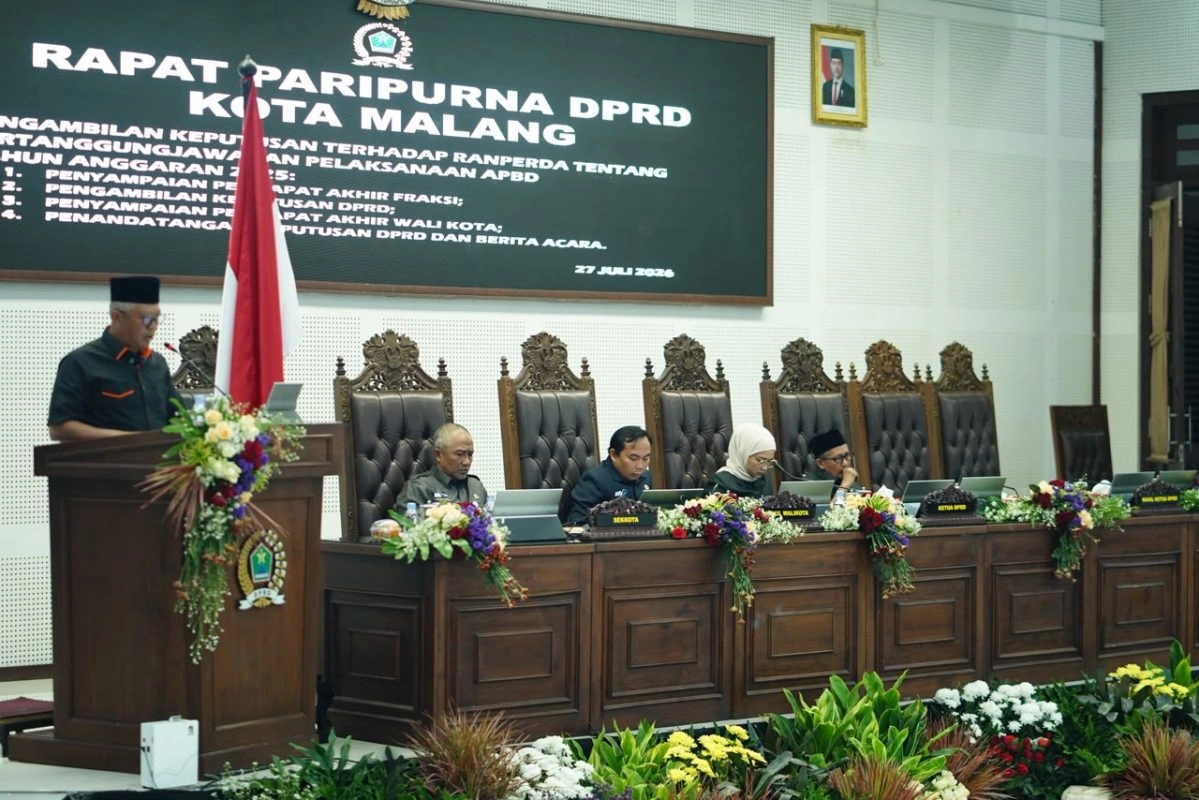 Fraksi Pks Dprd Kota Malang 'Abstain' Pada Pengesahan Pertanggungjawaban Apbd 2025